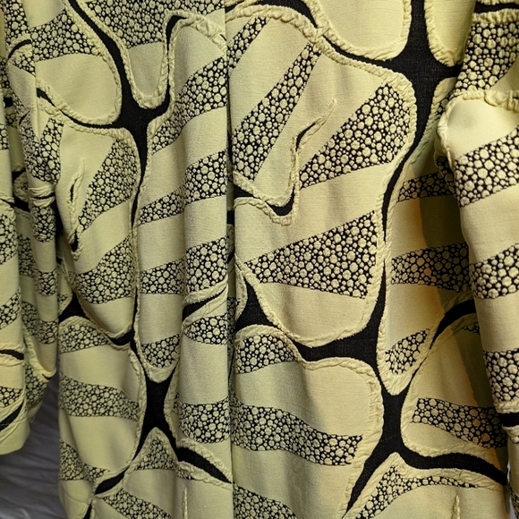 Andria Lieu Collection Medium Green Jacket Brocade - Picture 6 of 7